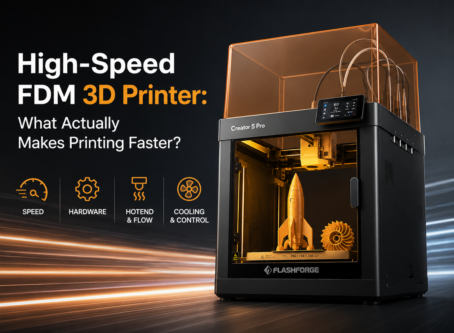 Flashforge Creator 5 Pro high-speed printer