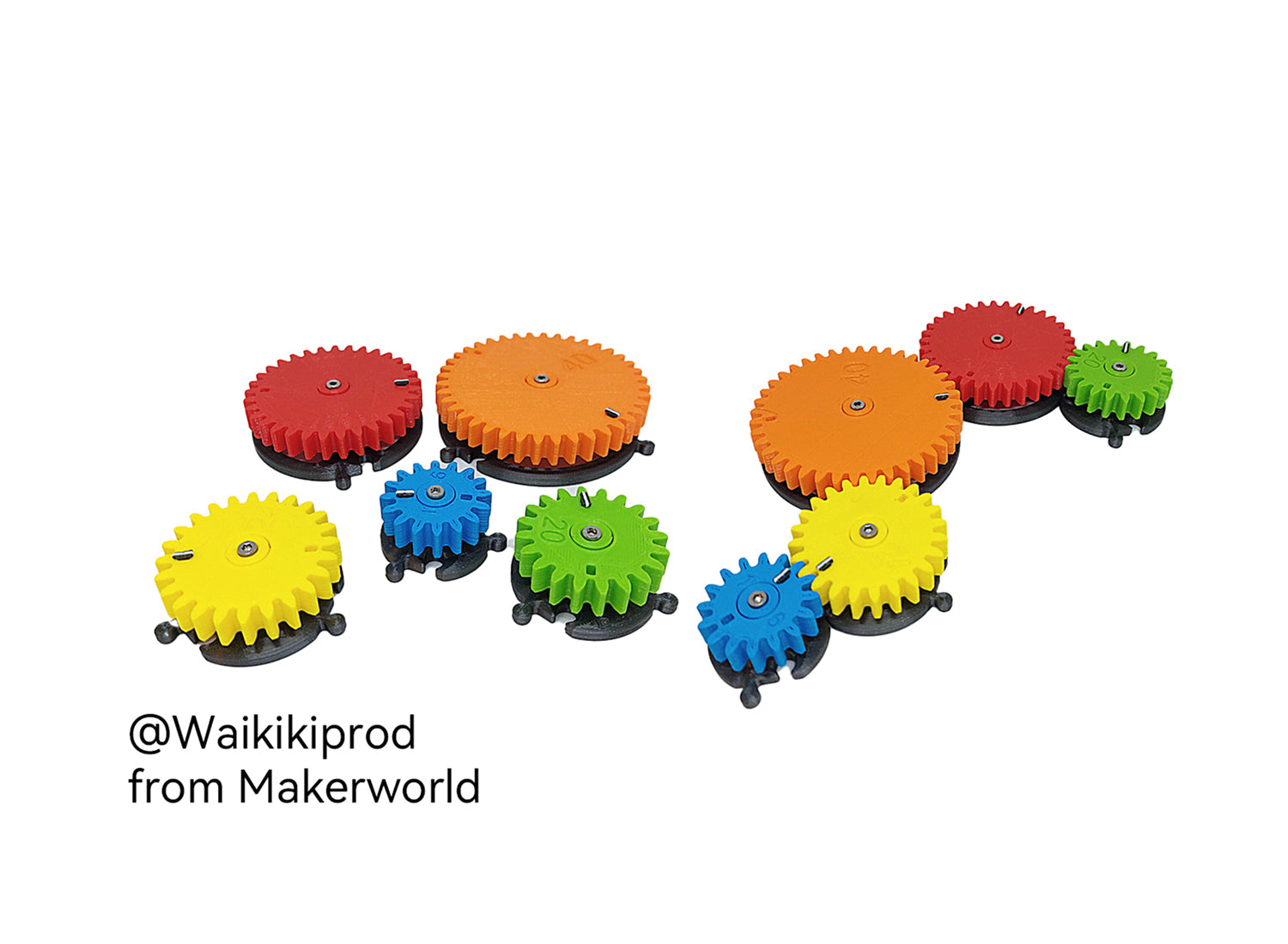 Gear Puzzle Educational Kit by Waikikiprod