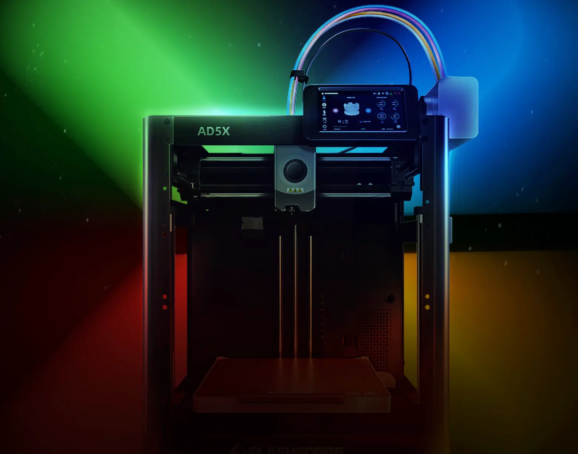 Flashforge AD5X: Faster Multi-color Printing Is Coming