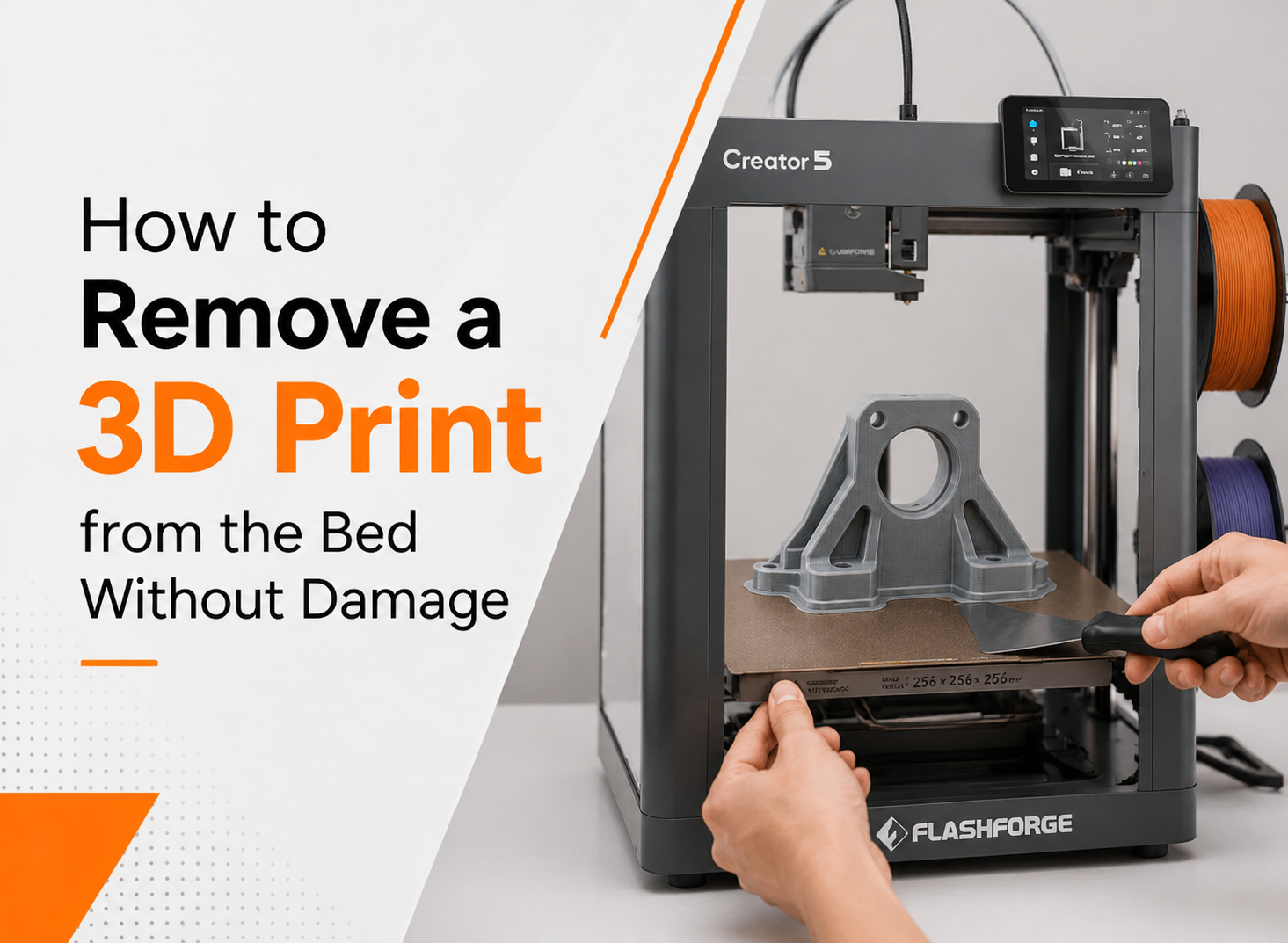 How to Remove a 3D Print from the Bed Without Damage