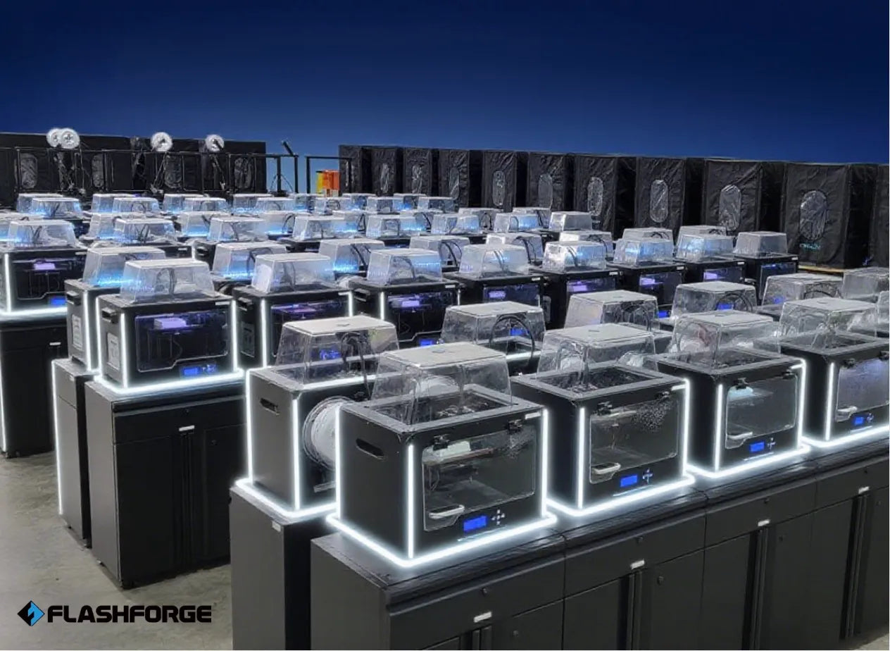 Flashforge Anchor One of America's Largest 3D Print Farms