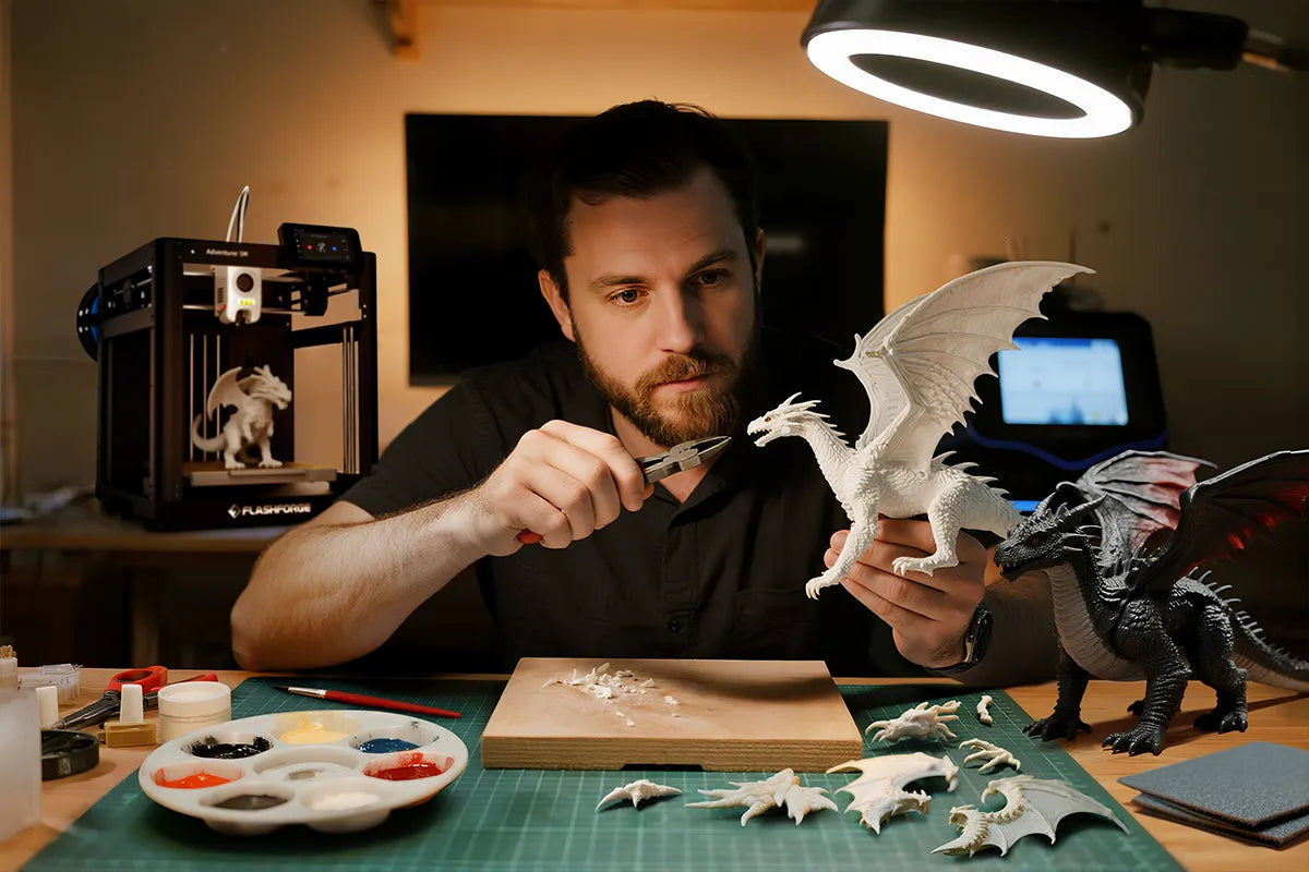 Step-by-Step Tutorial For DIY 3D Printed Dragons
