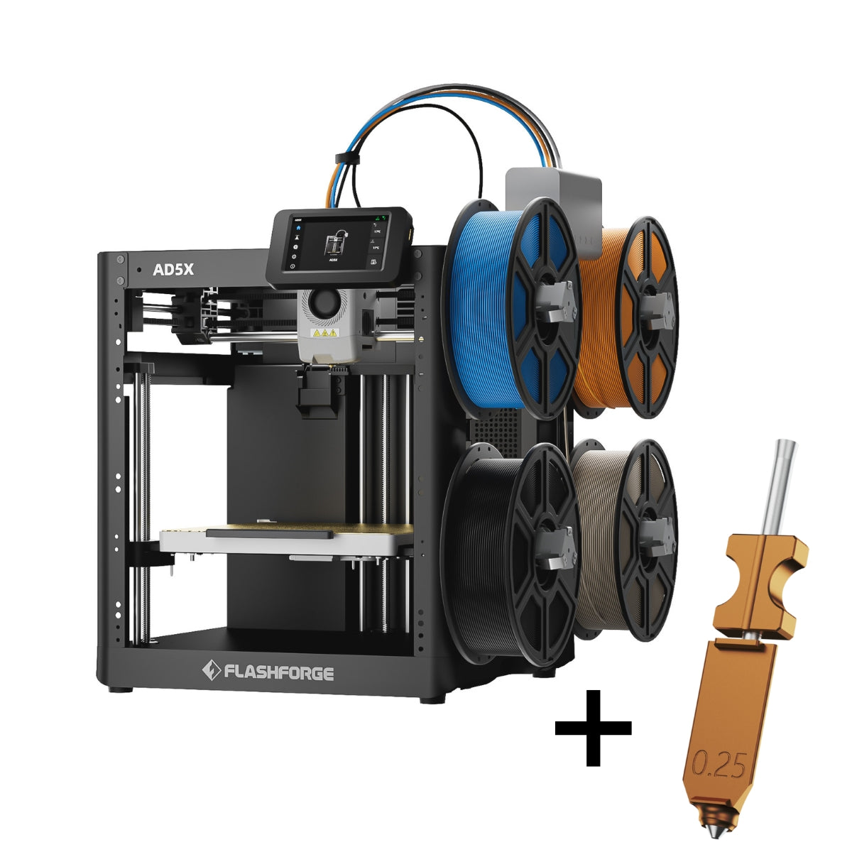 Flashforge AD5X – Multicolor 3D Printer for High-Speed, Full-Color Printing