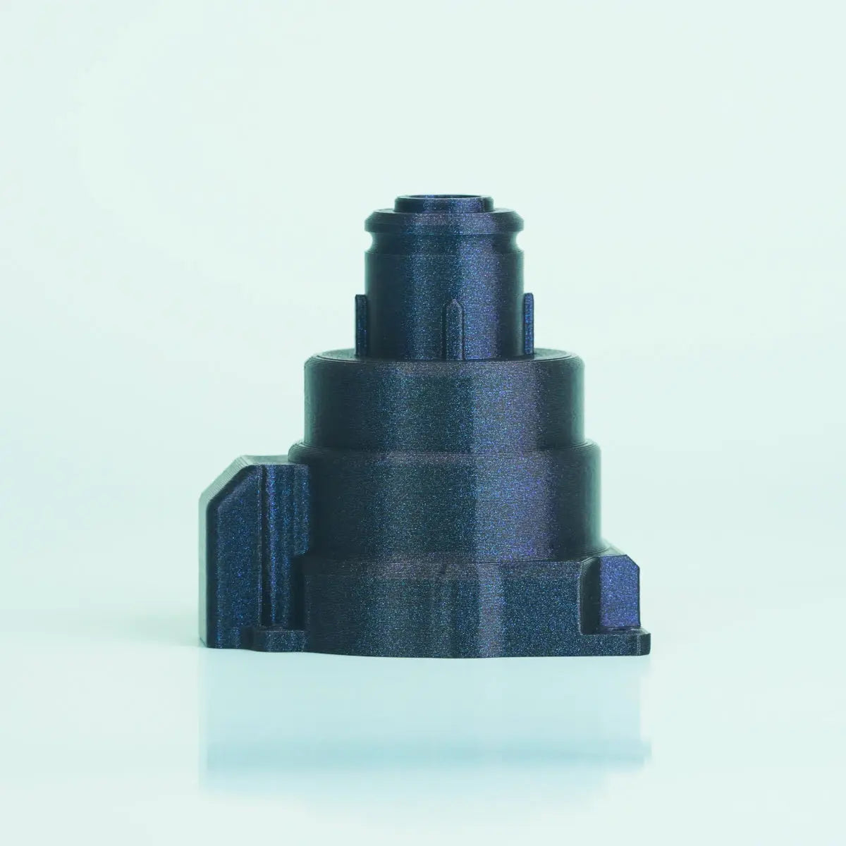 Spool of HS PETG Multicolor filament showcasing its vibrant hues.