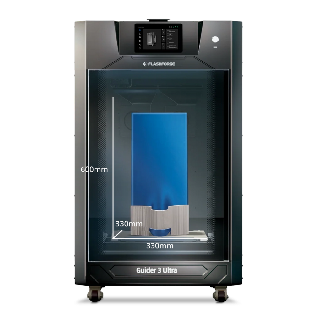 Flashforge Guider 3 Ultra Dual Extruders 3D Printer, Core-XY Structure with 330*330*600mm Large Build Volume