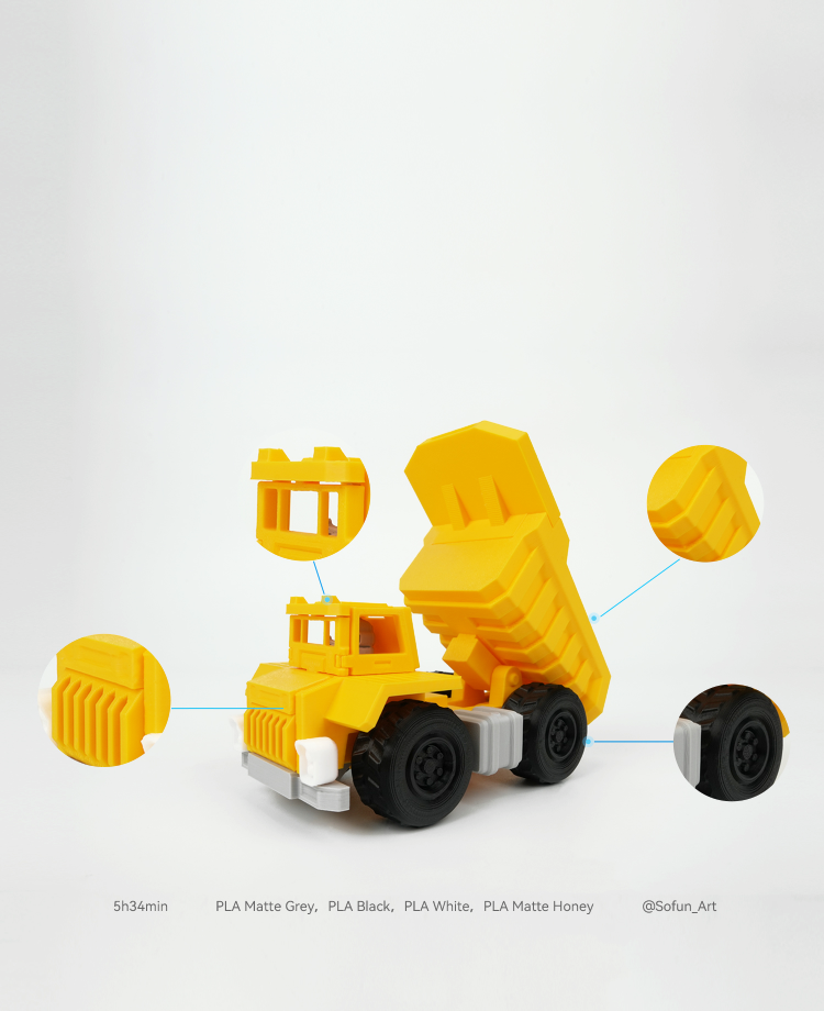 Intricate Truck Printed by Adventurer 5M