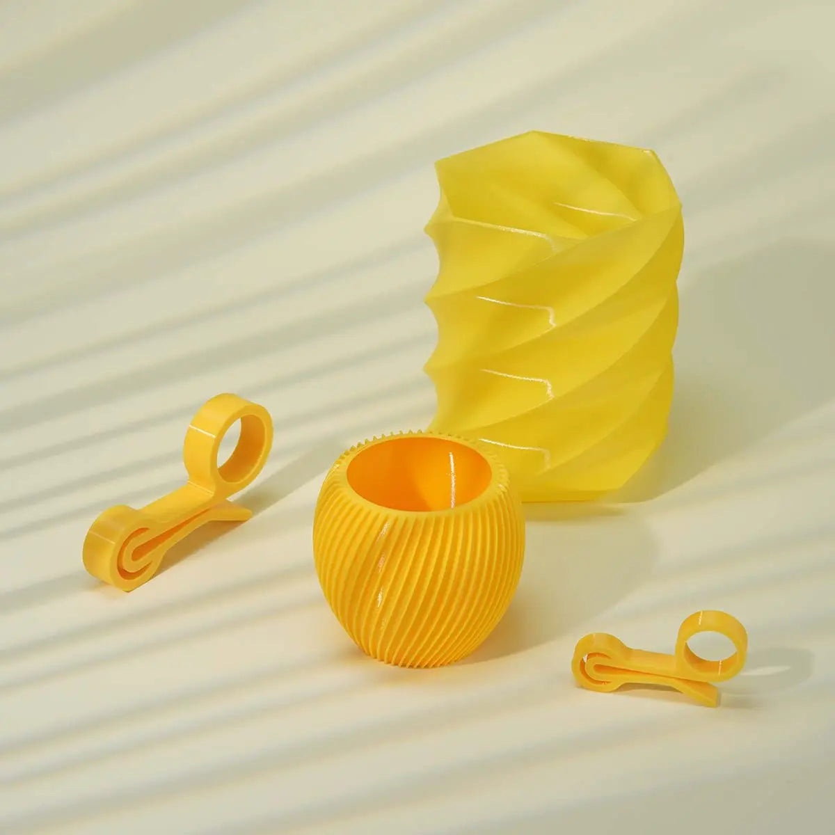 3D-printed model made with HS PETG filament, highlighting its toughness