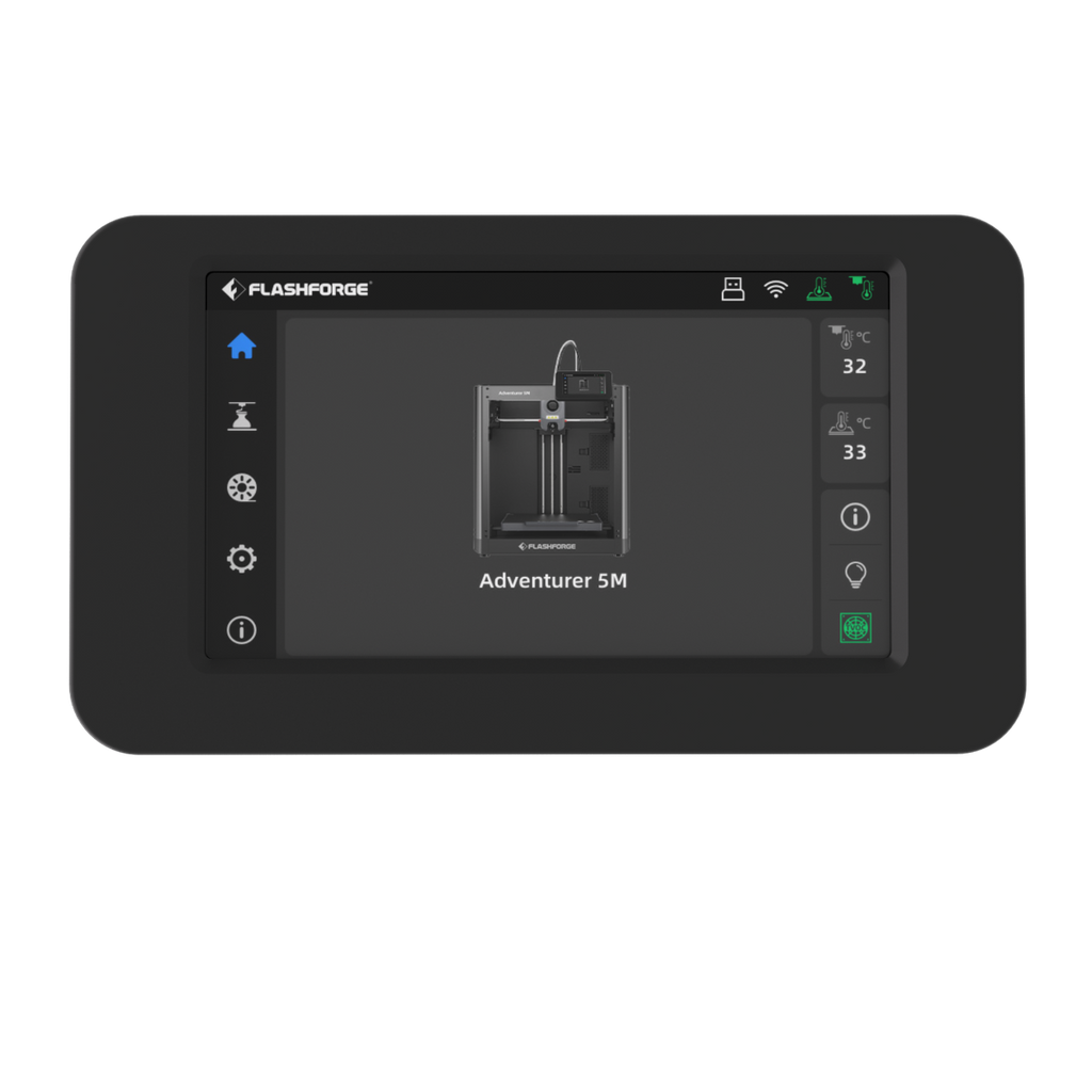 FLASHFORGE Adventurer 5M/5M Pro/AD5X 3D-printercameraset, voor real