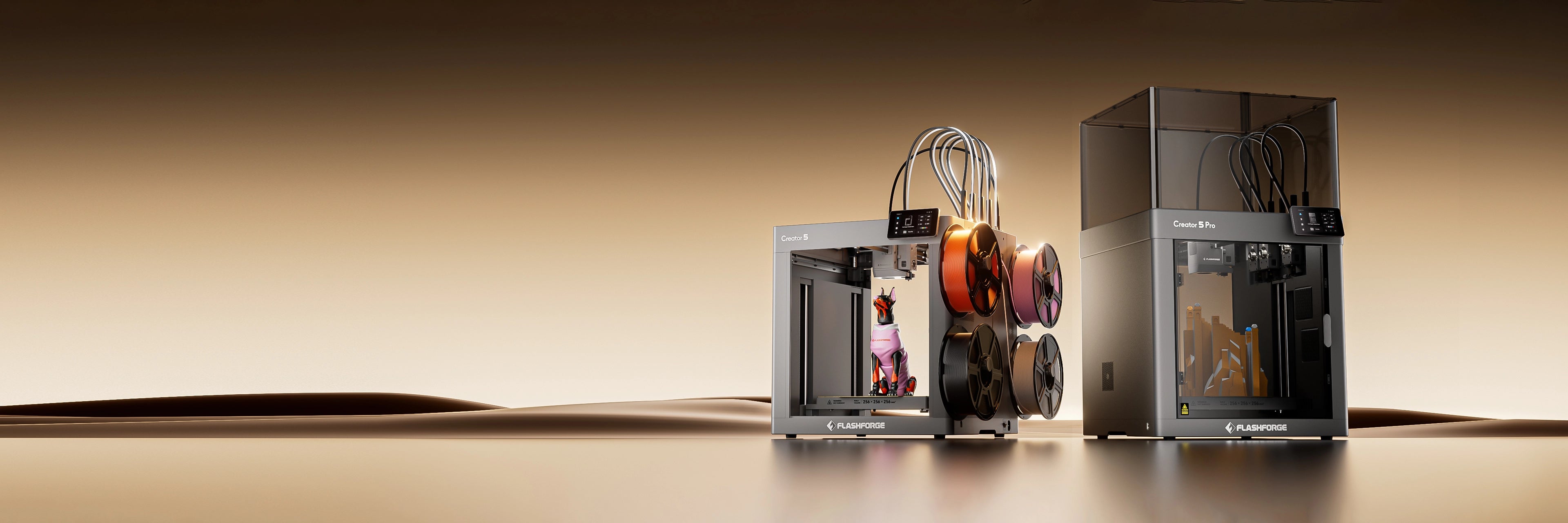 Creator 5 Series
Multi-Head 3D Printer