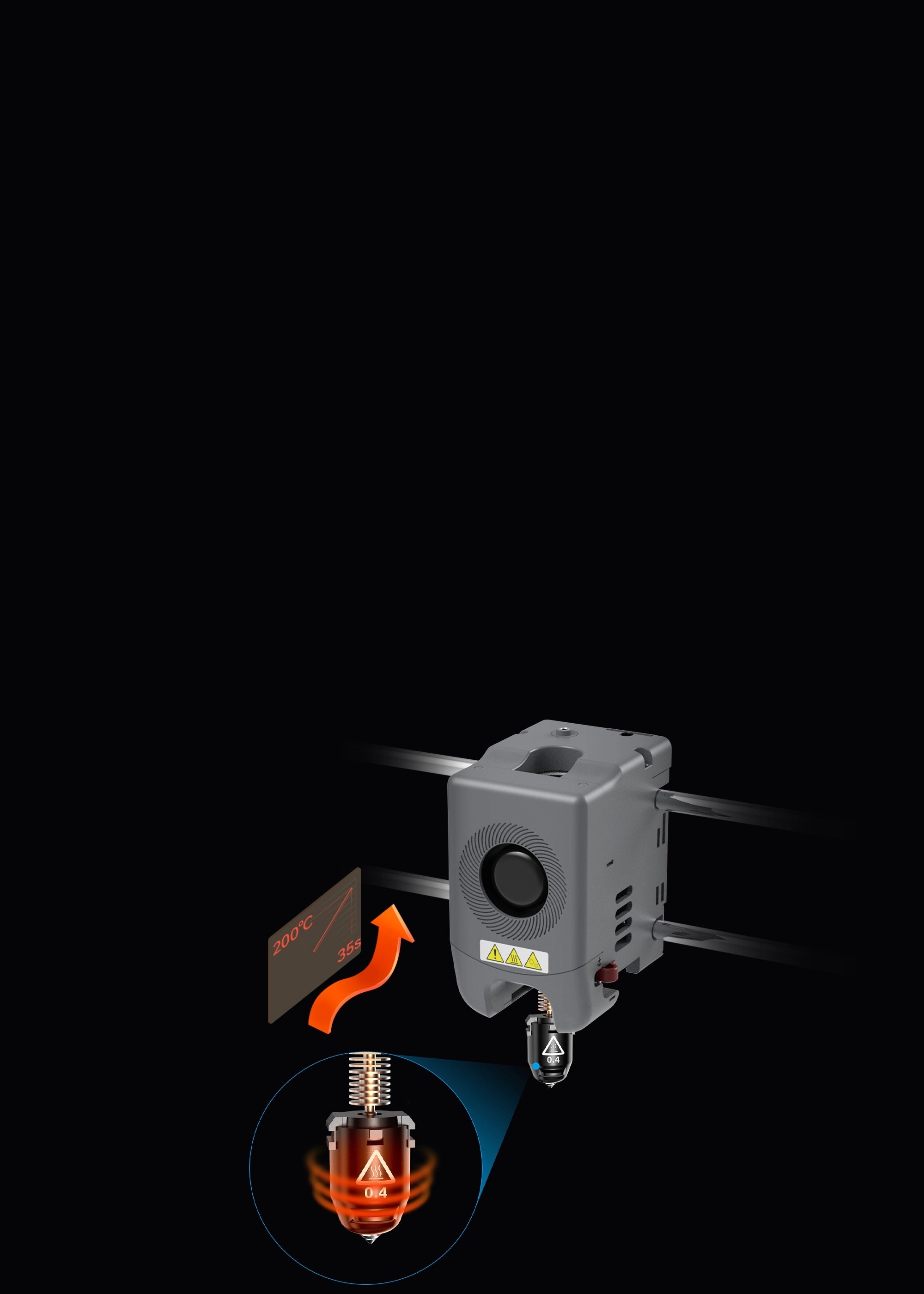 Flashforge High-Temp Adventurer 5M Extruders