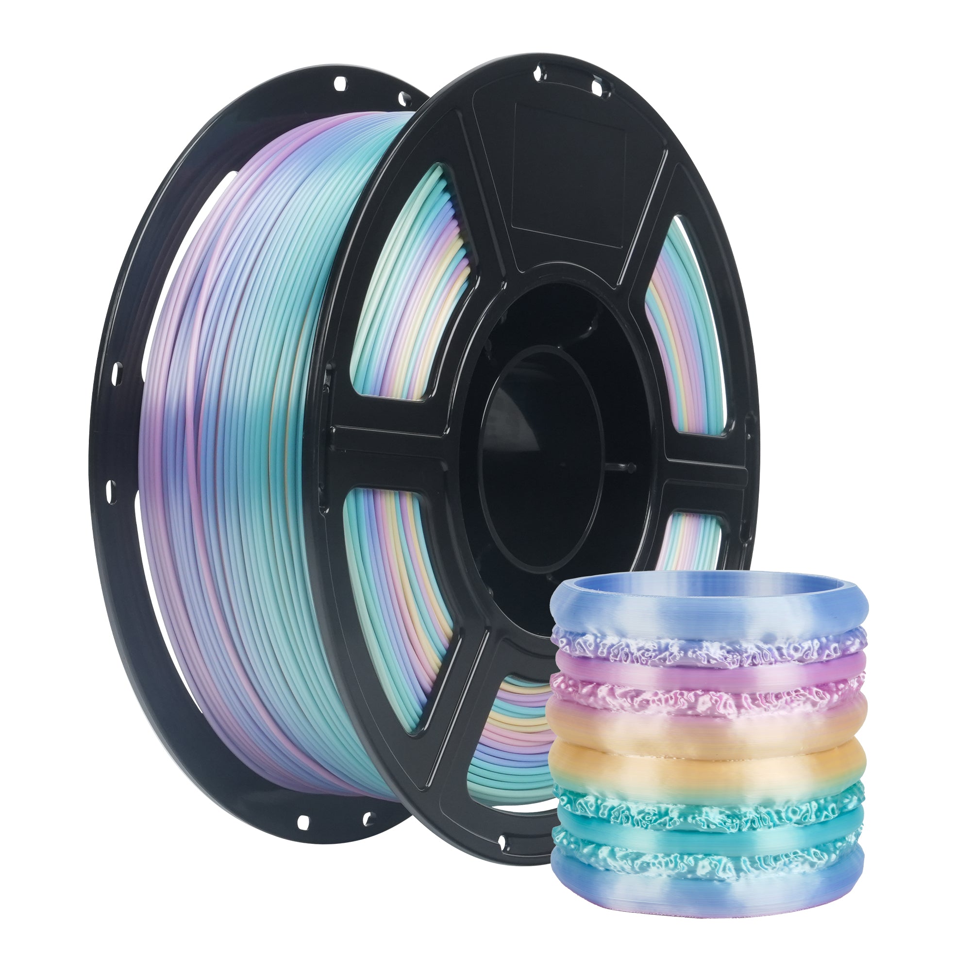 Flashforge PLA Silk+ Rainbow Filament