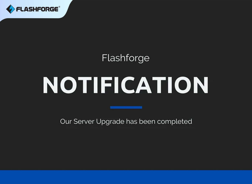 Notice: Our server upgrade has been completed.
