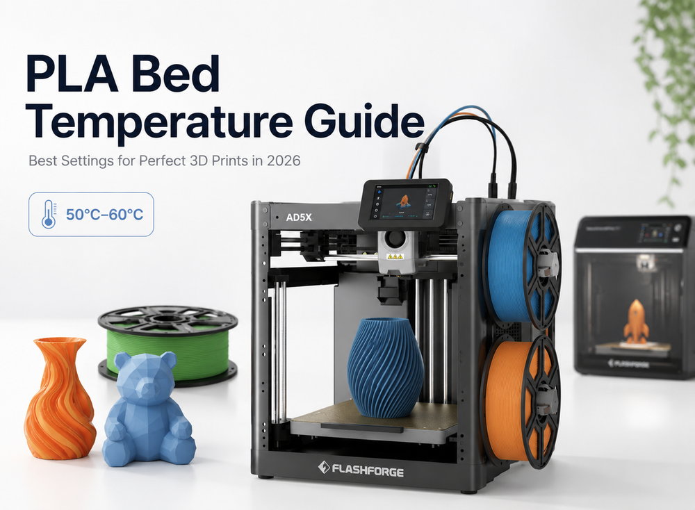 PLA Bed Temperature Guide: Best Settings for Perfect 3D Prints in 2026