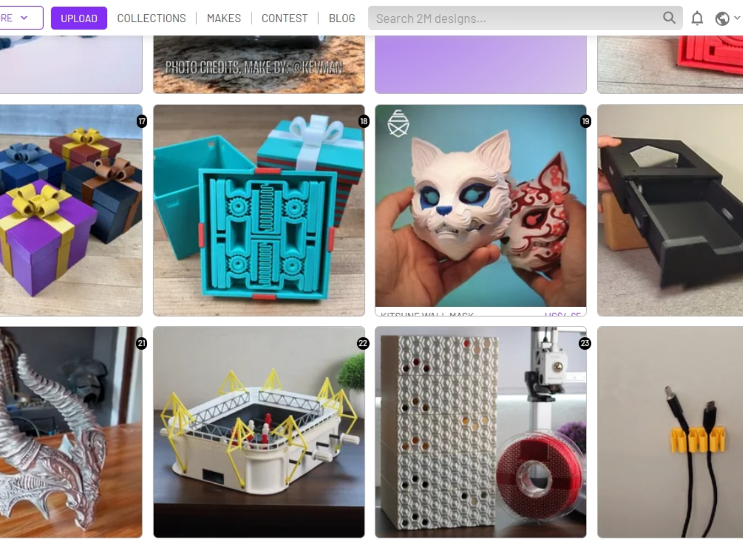 3D Print Model Website: Cults3D