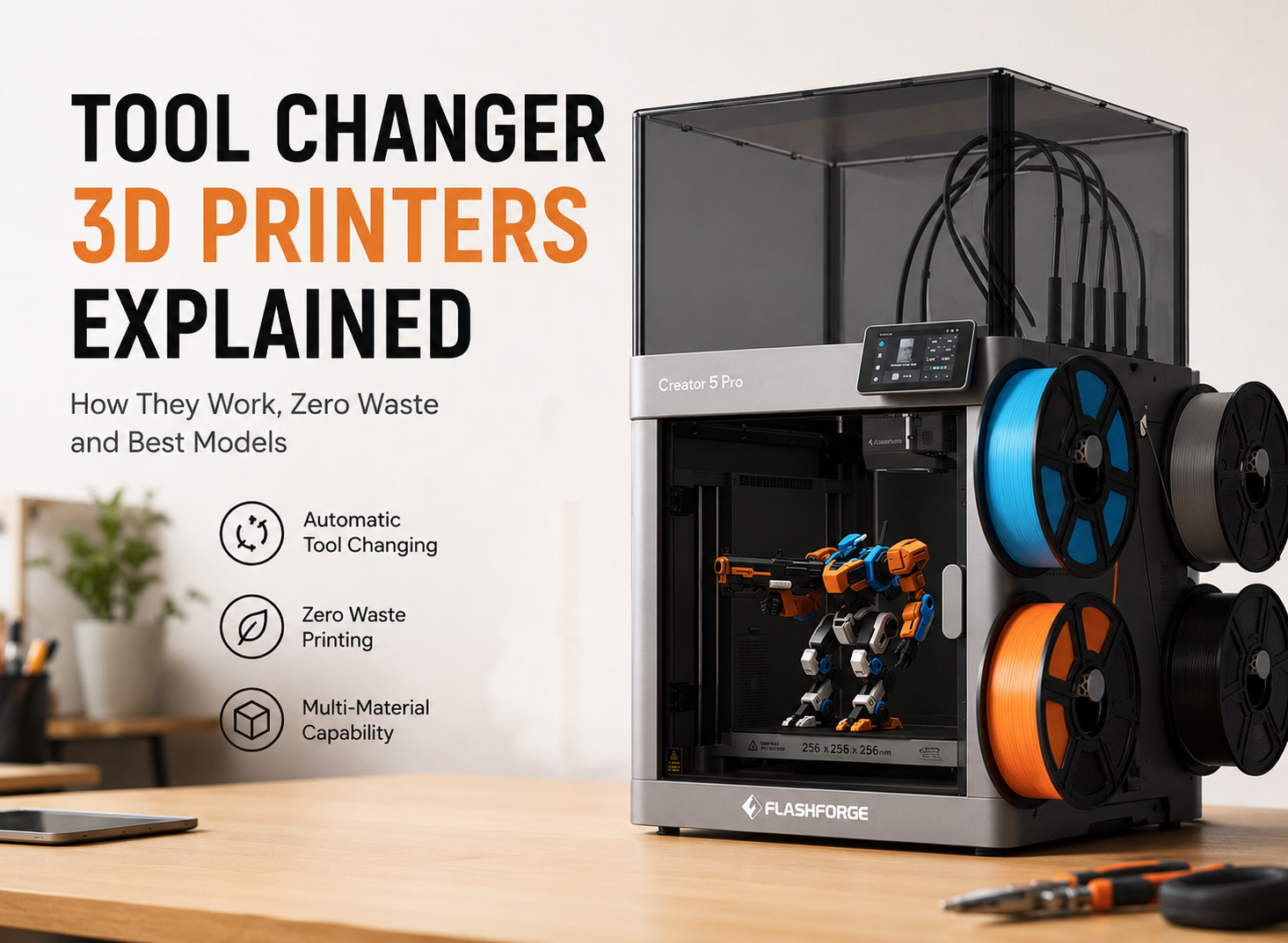 Tool Changer 3D Printers Explained