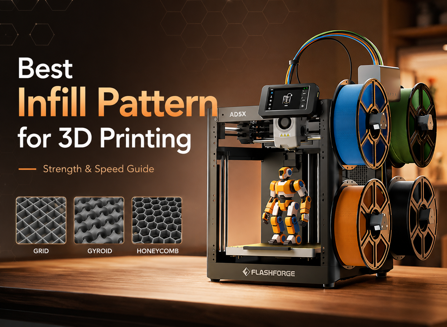 Best Infill Pattern for 3D Printing: Strength & Speed Guide