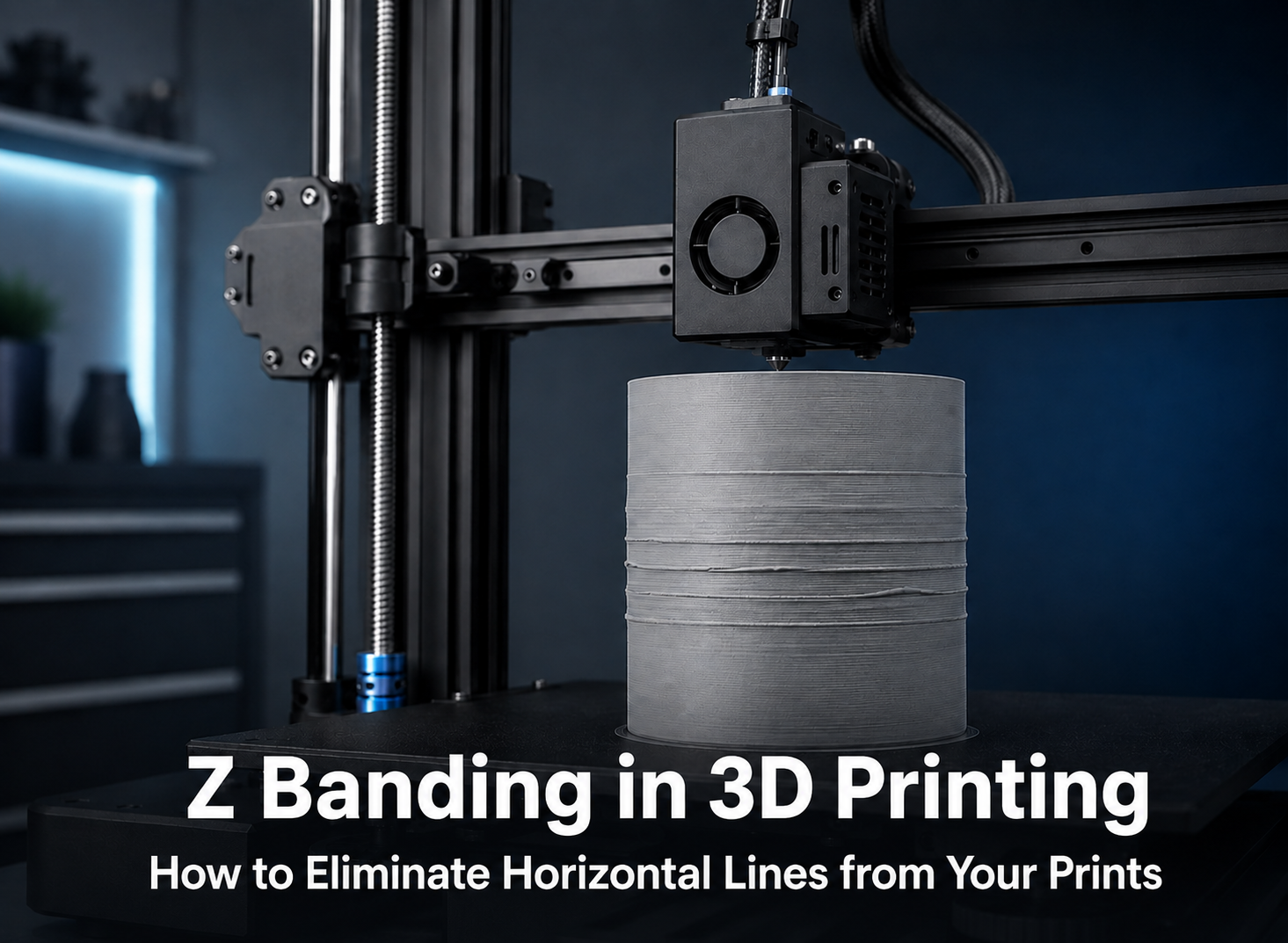 Z banding horizontal lines on a 3D print