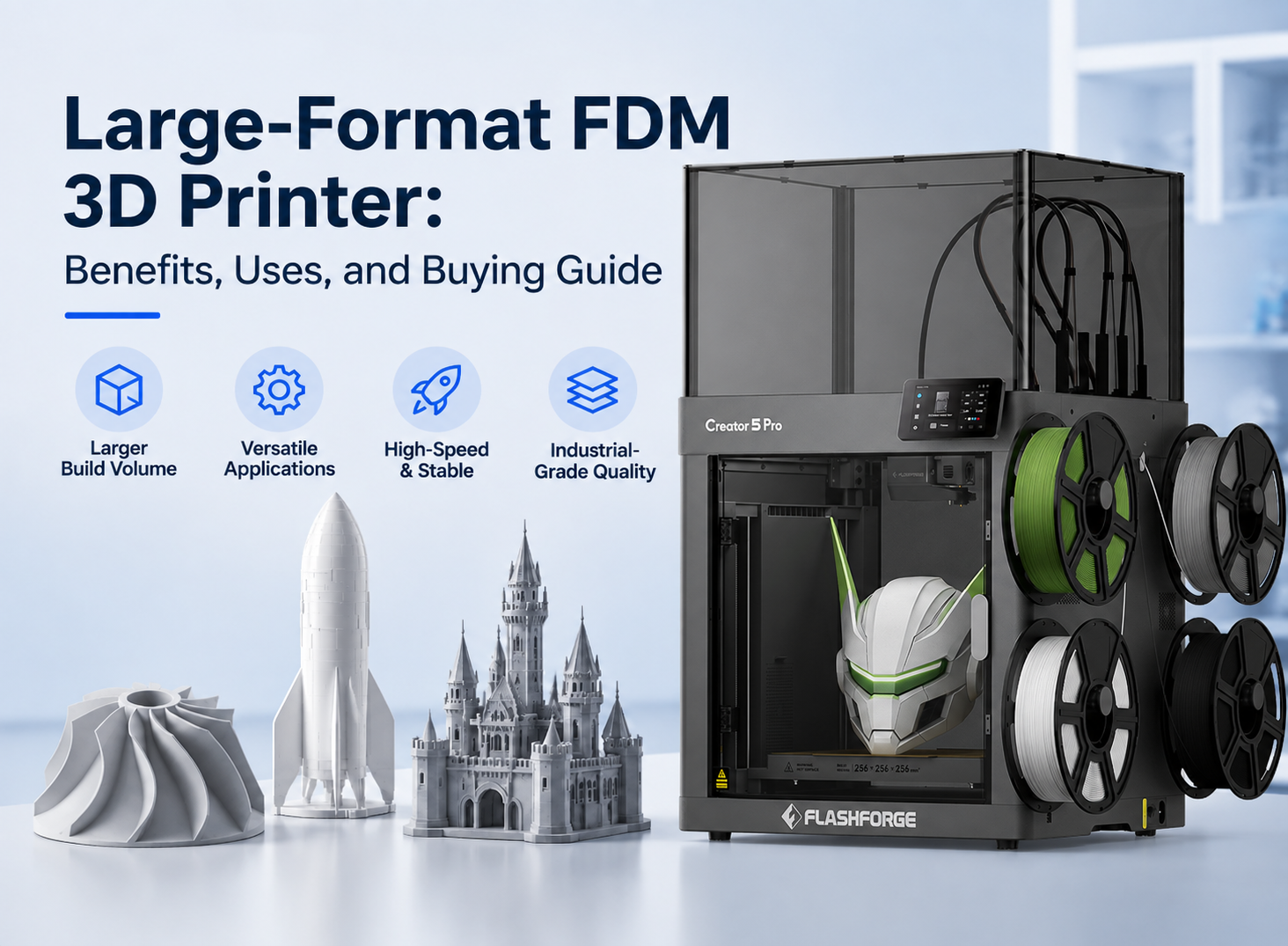 Large-Format FDM 3D Printer: Benefits, Uses, and Buying Guide
