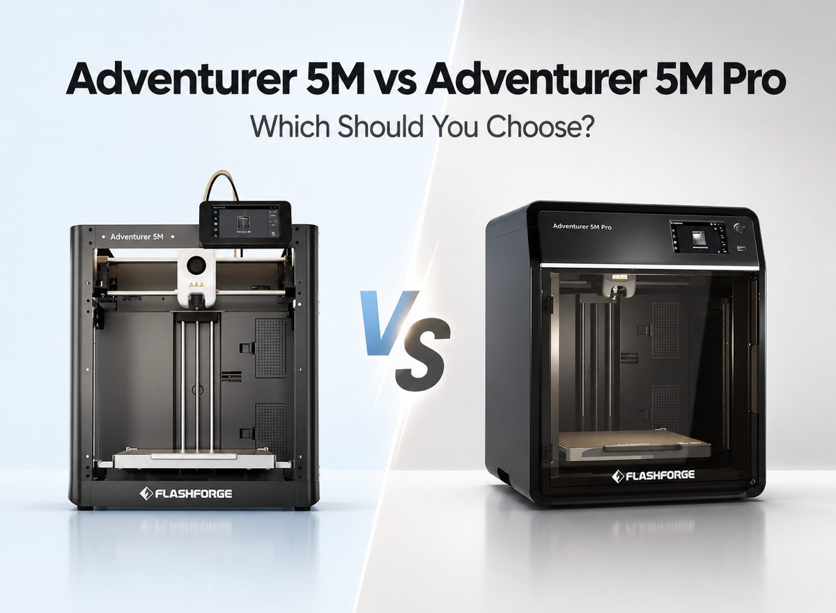 Adventurer 5M vs Adventurer 5M Pro 3D printer comparison