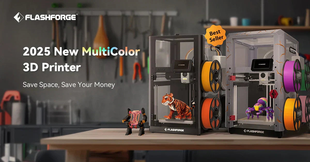 Flashforge AD5X: Four Major Upgrades Redefining Desktop 3D Printing