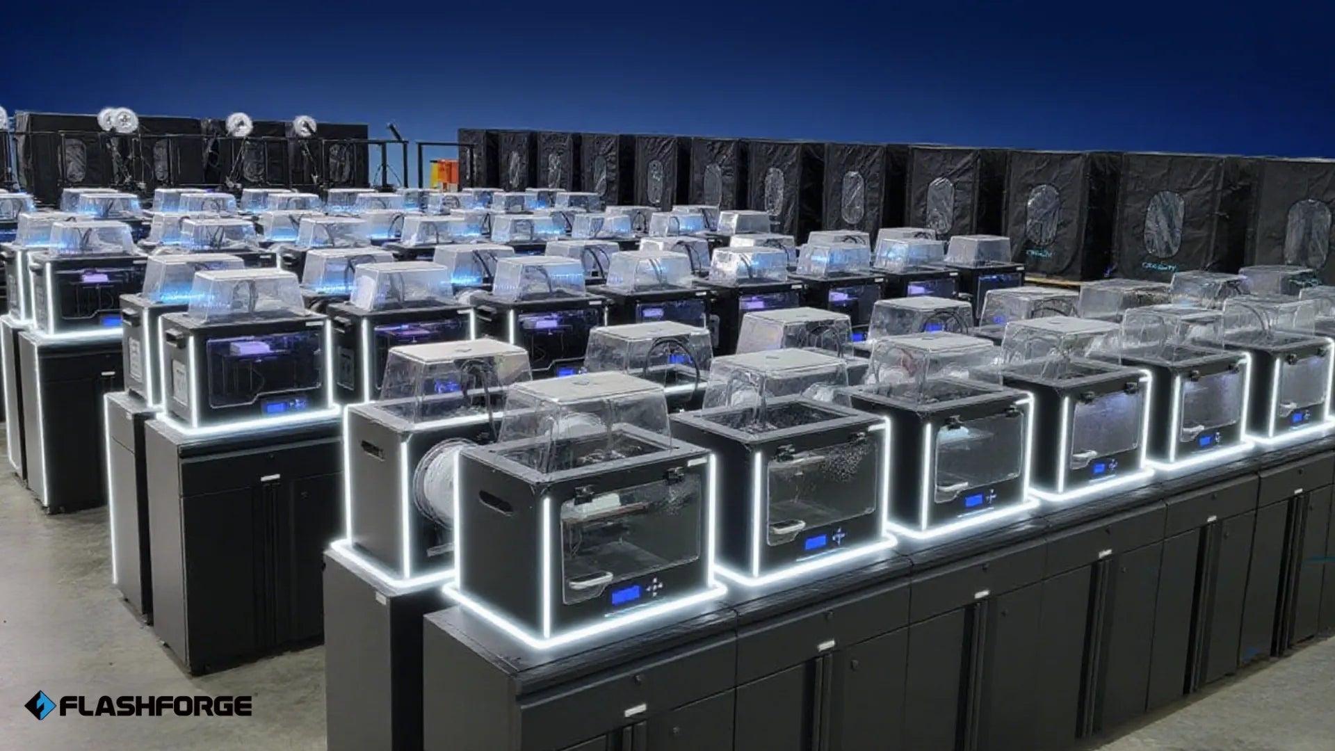 Flashforge Anchor One of America's Largest 3D Print Farms