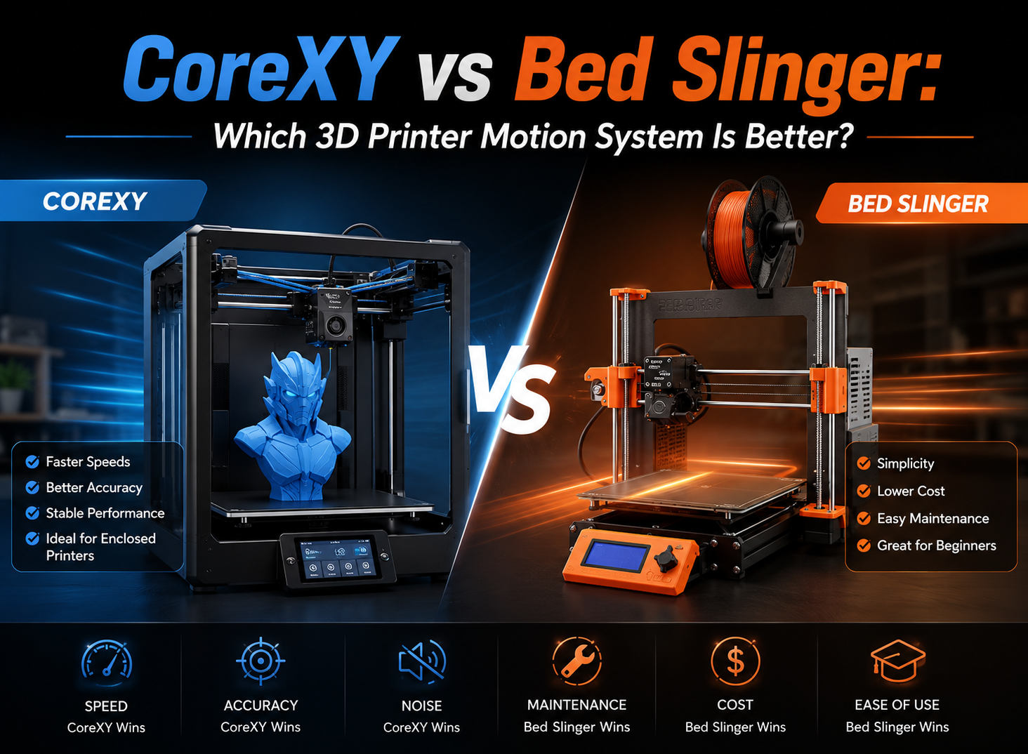 CoreXY vs Bed Slinger: