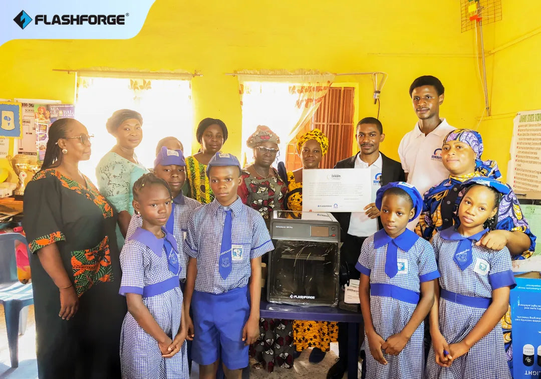 Flashforge "Light Up the Dream": Bringing 3D Printing to African Children