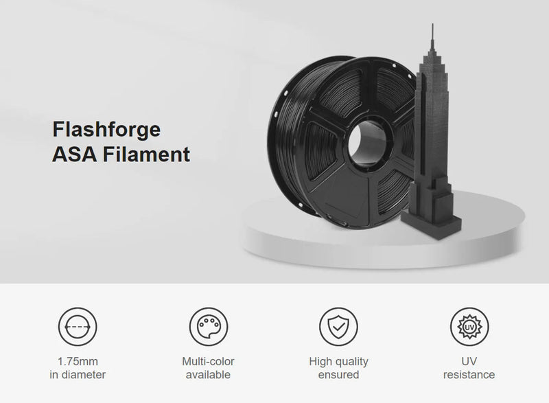 Mini Guide for Flashforge ASA Filament - Flashforge