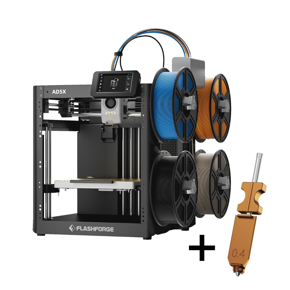 Flashforge AD5X – Multicolor 3D Printer for High-Speed, Full-Color Printing