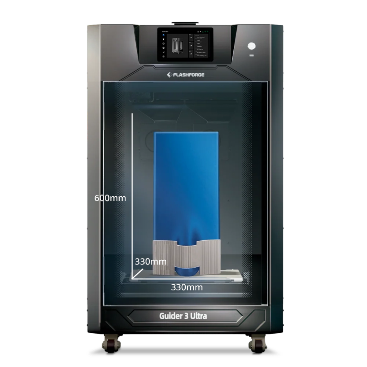 Guider 3 Ultra Dual Extruders 3D Printer Core XY Structure 330*330*600mm Large Build Volume