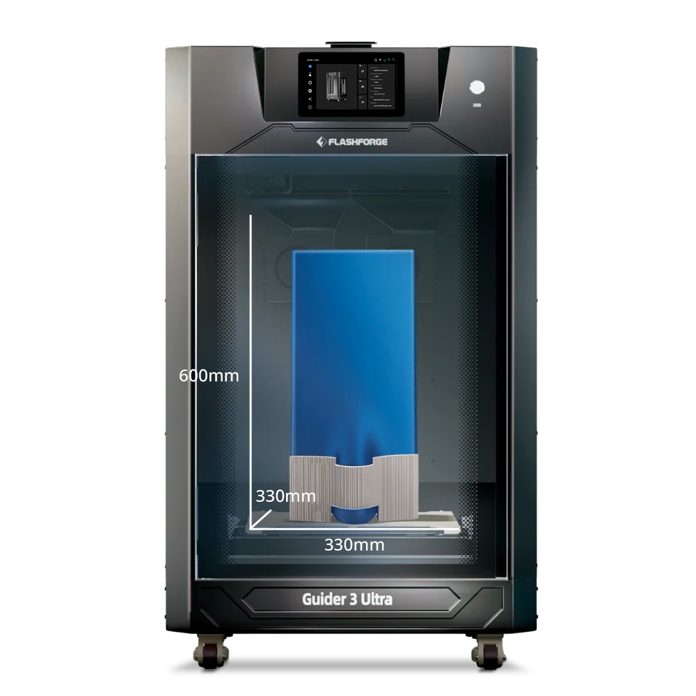 Flashforge Guider 3 Ultra Dual Extruders 3D Printer, Core-XY Structure with 330*330*600mm Large Build Volume
