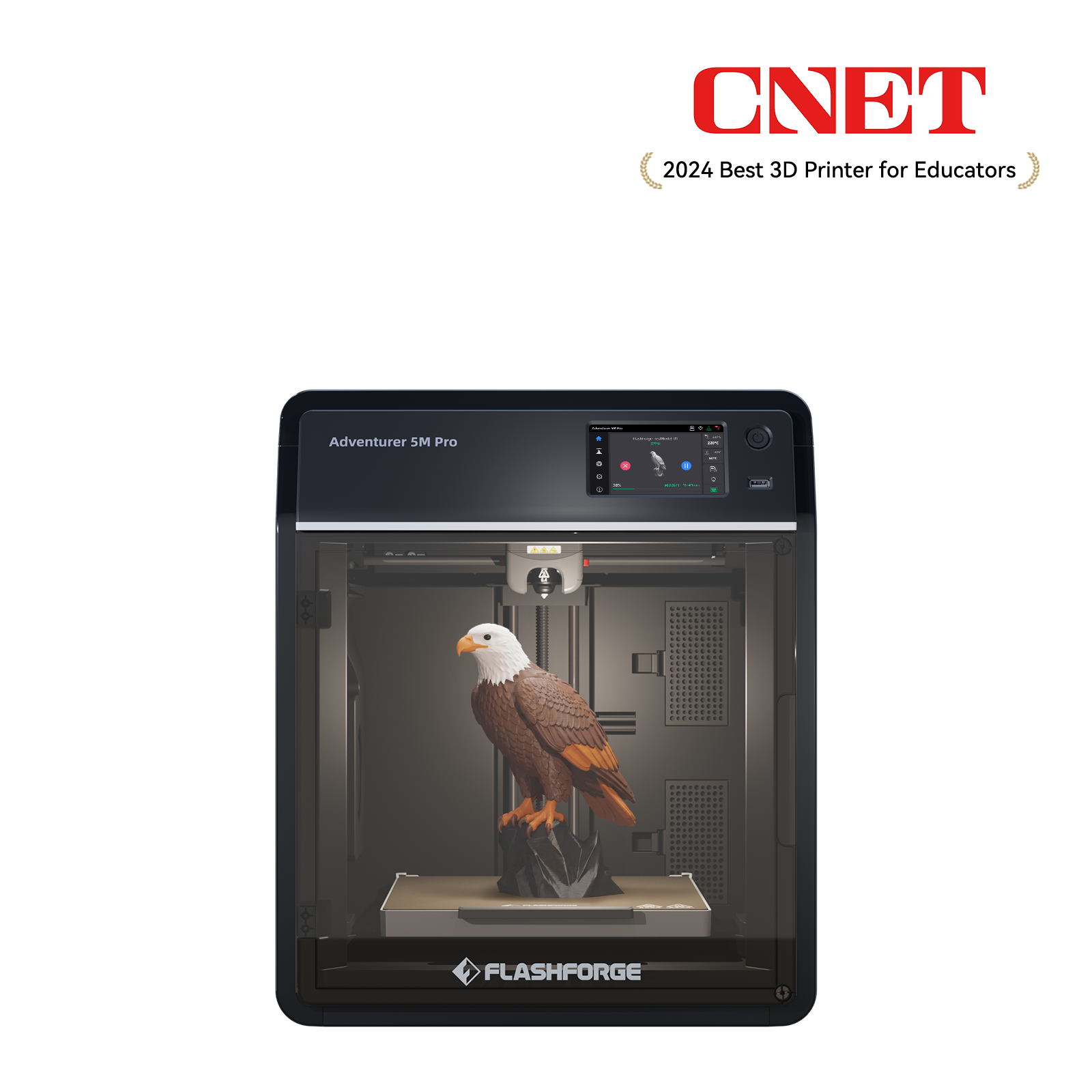 Adventurer 5M Pro 3D Printer Enclosed CoXY Metal Structure Safe Home Use