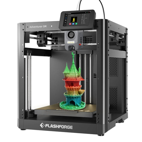 Flashforge Adventurer 5M 3D Printer, 600mm/s High Speed 3D