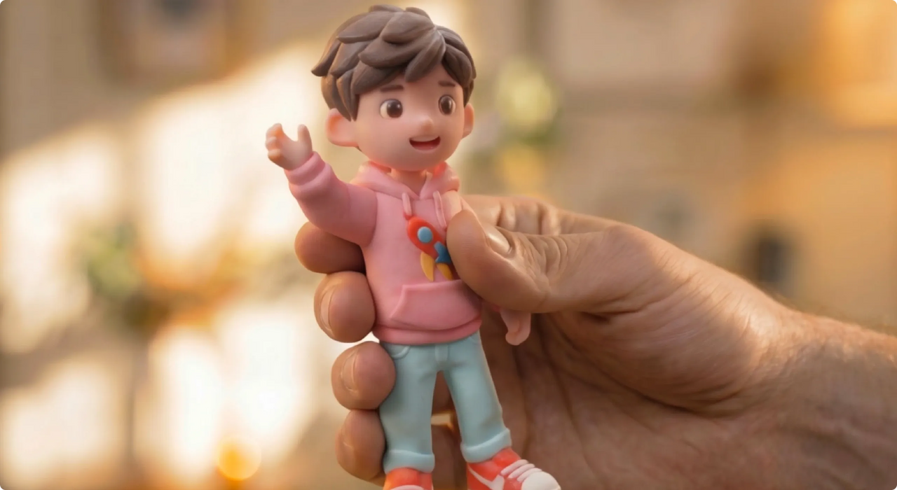 CJ270 AI-assisted modeling from 2D image to full-color 3D print