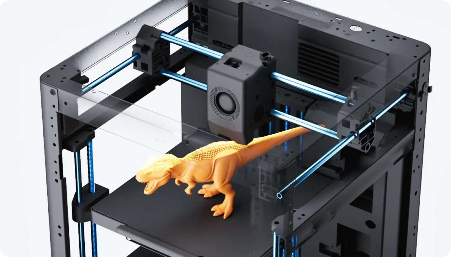 Flashforge AD5X 3D Printer Stable Core-XY Motion System - Structure overview