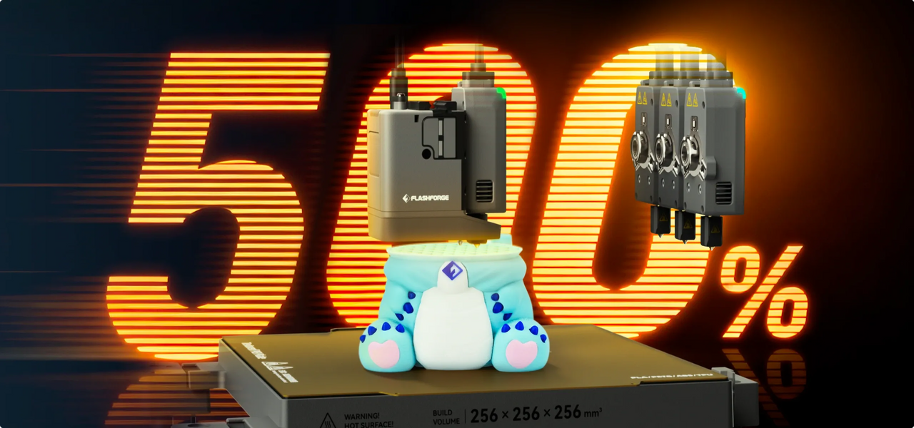 Multicolor Printing Up to 500% Faster