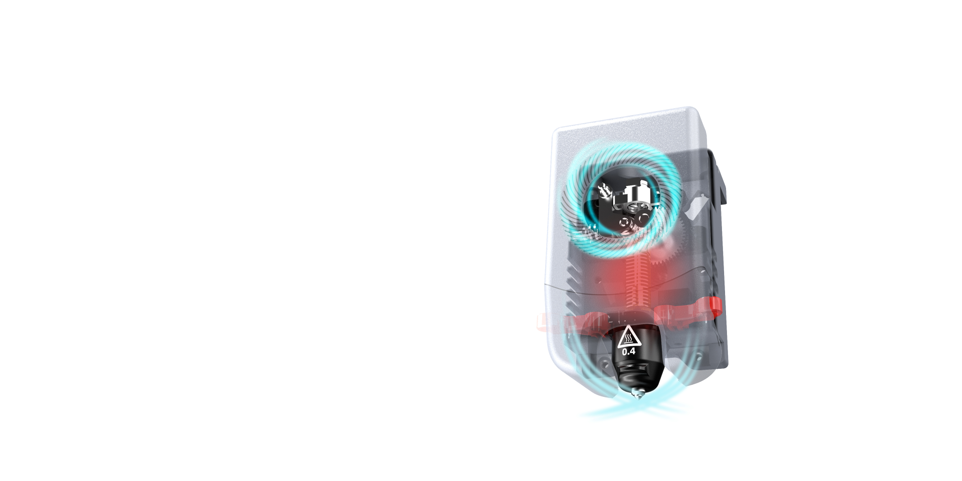 Flashforge Adventurer 5M Rapid Heating Extruder with Air Vents