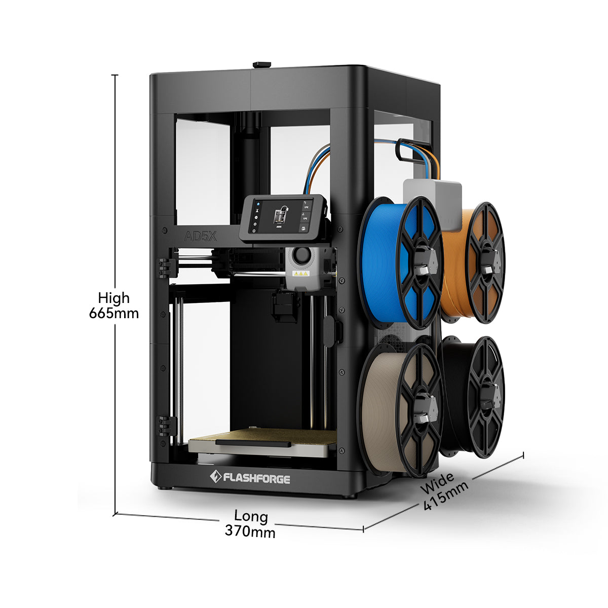 【FLASHFORGE AD5X】マルチカラー対応、高速、家庭向け3Dプリンター Flashforge AD5X | Multicolor 3D Printer for Vibrant Multi Color Print