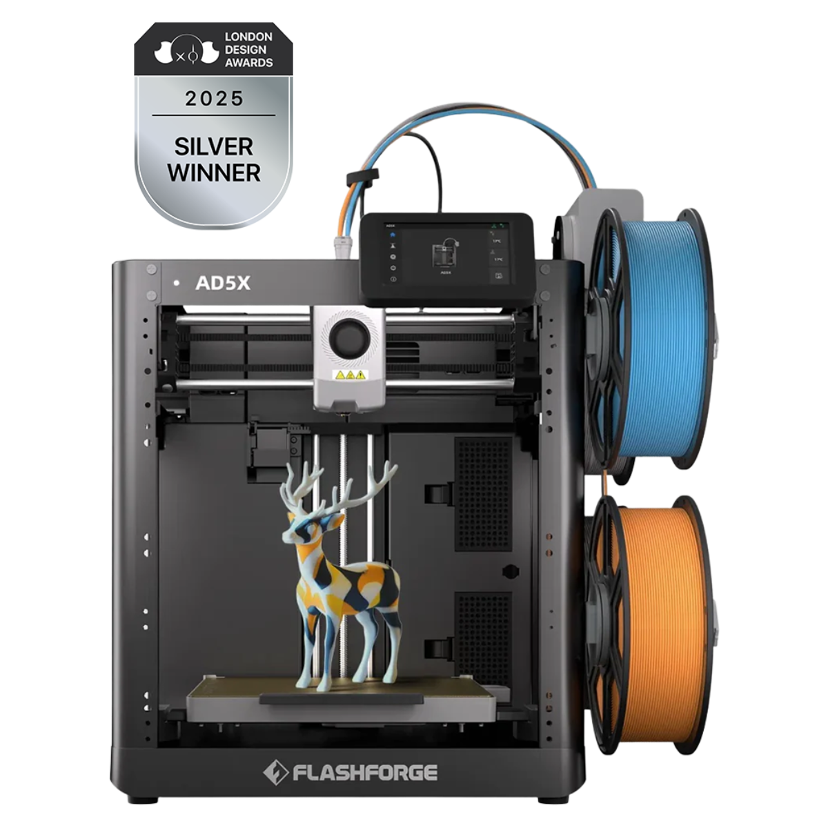 Flashforge AD5X – Multicolor 3D Printer for High-Speed, Full-Color Printing