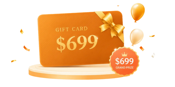 $699 Grand Prize Gift Card