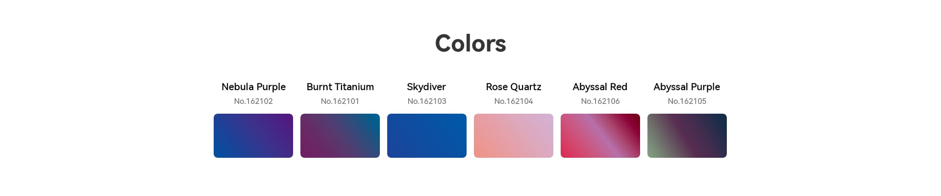 Flashforge HS_PLA_Multicolor Color