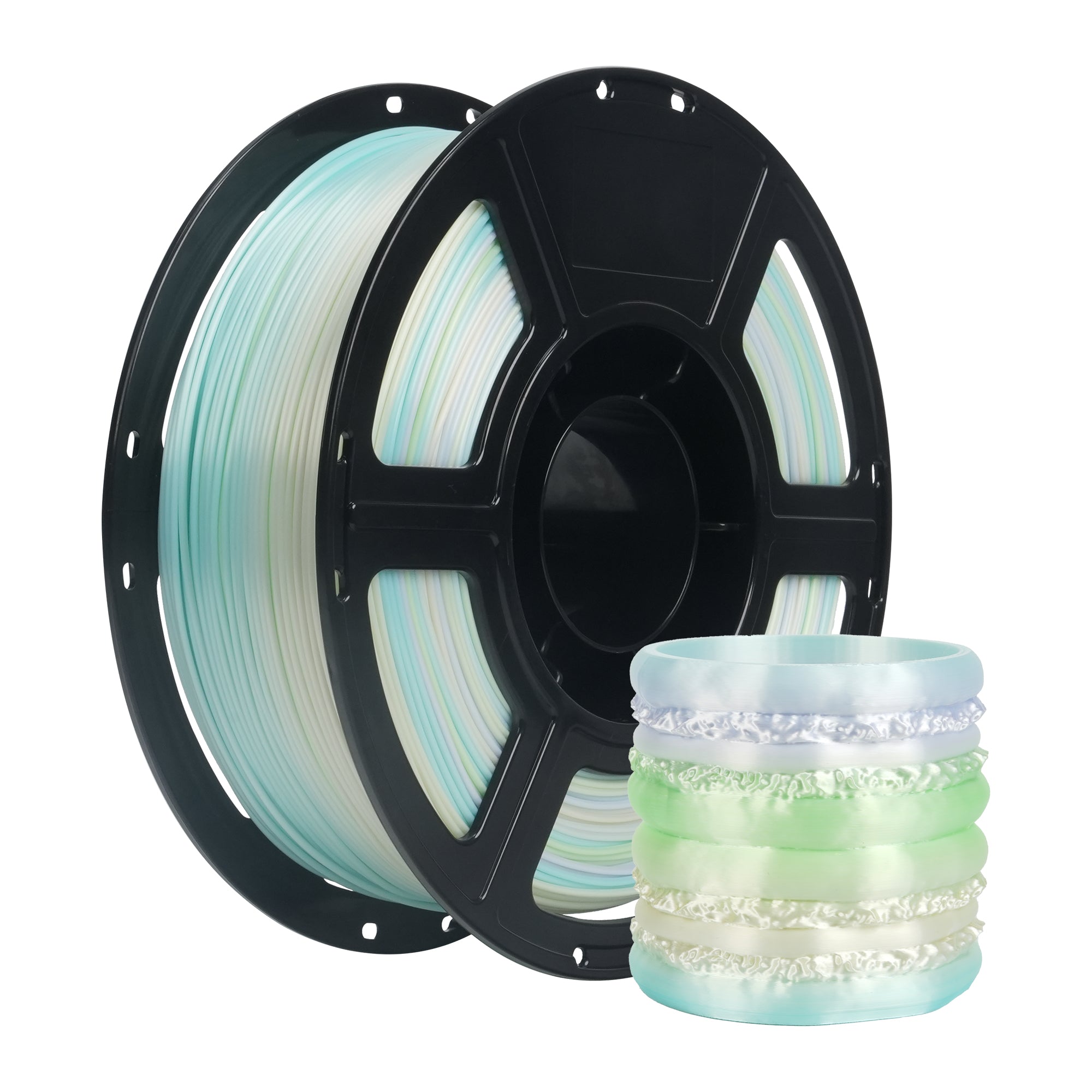 Flashforge PLA Silk Rainbow | Silk Filament for Vibrant 3D Printing