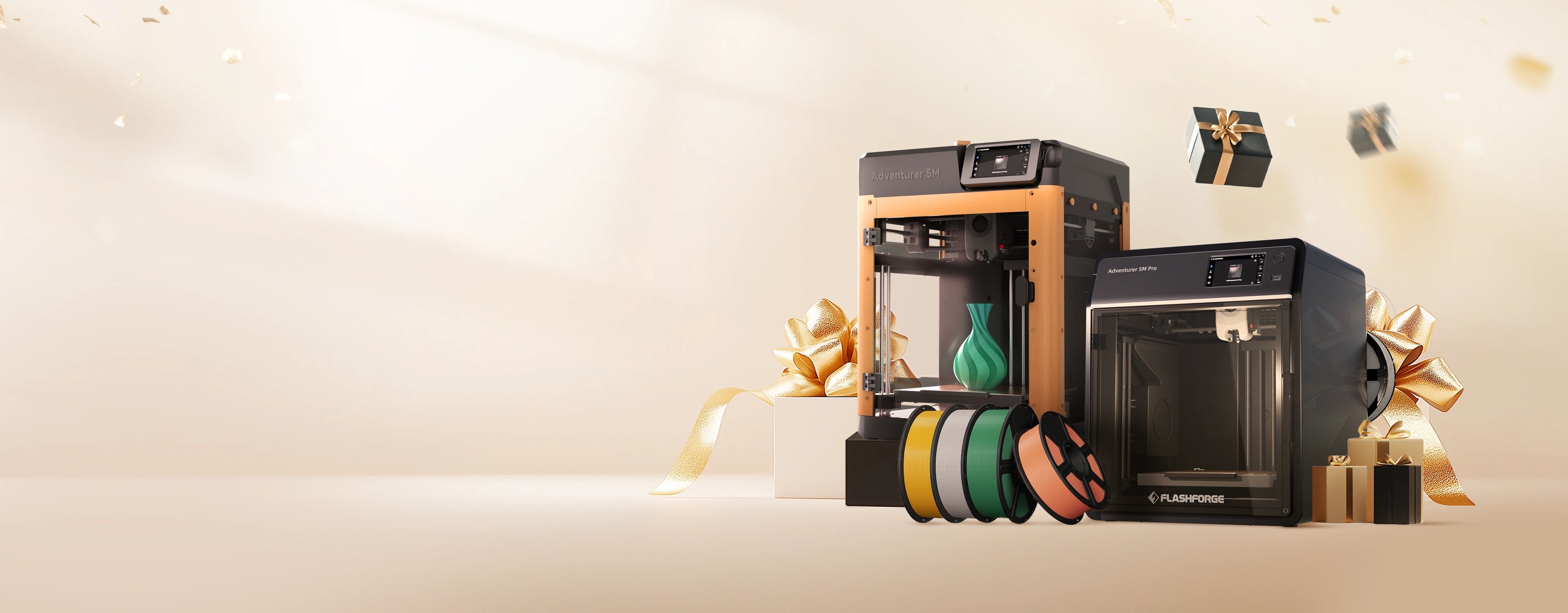 Flashforge Adventurer 5M Series And Filament Black Friday Sale