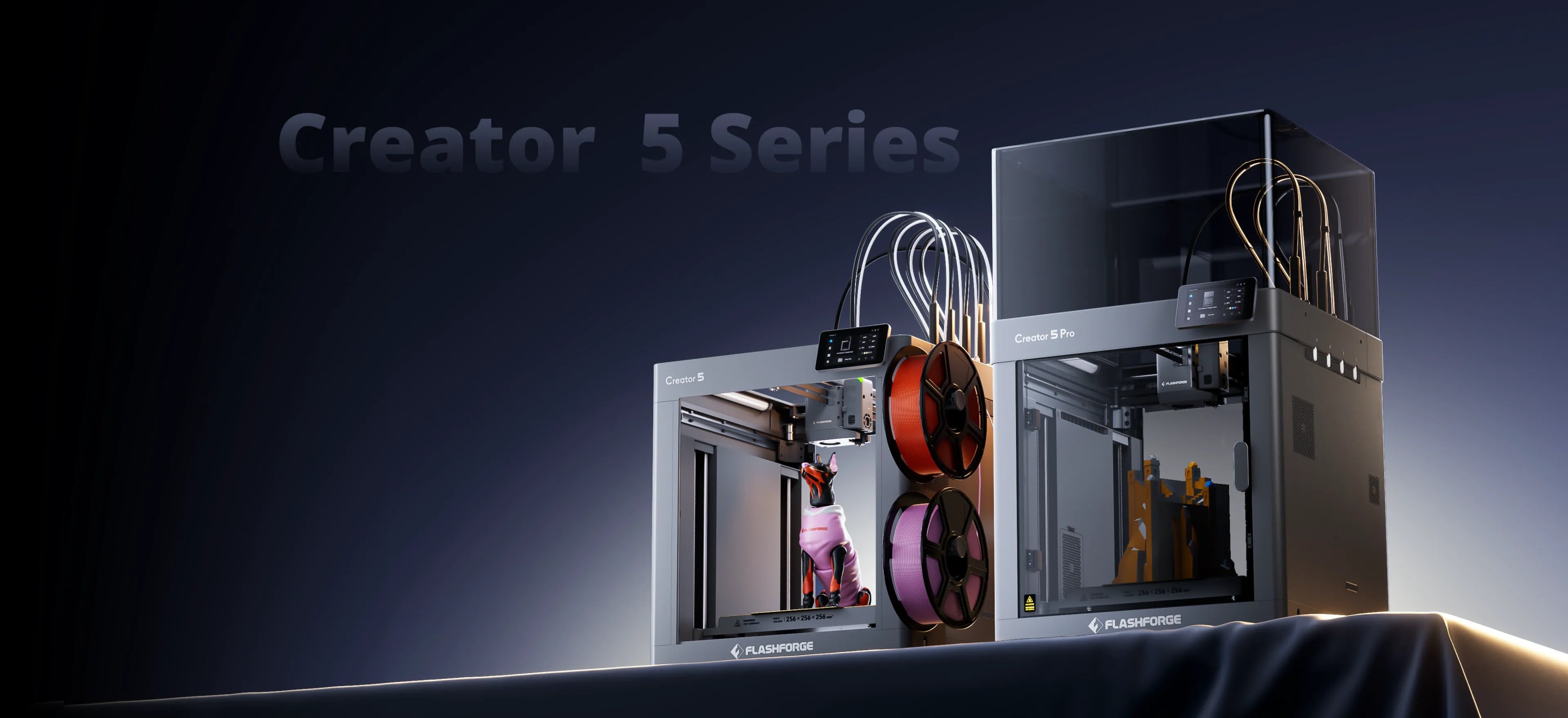 Creator 5 Print Up to 500% Faster Near-Zero Waste
